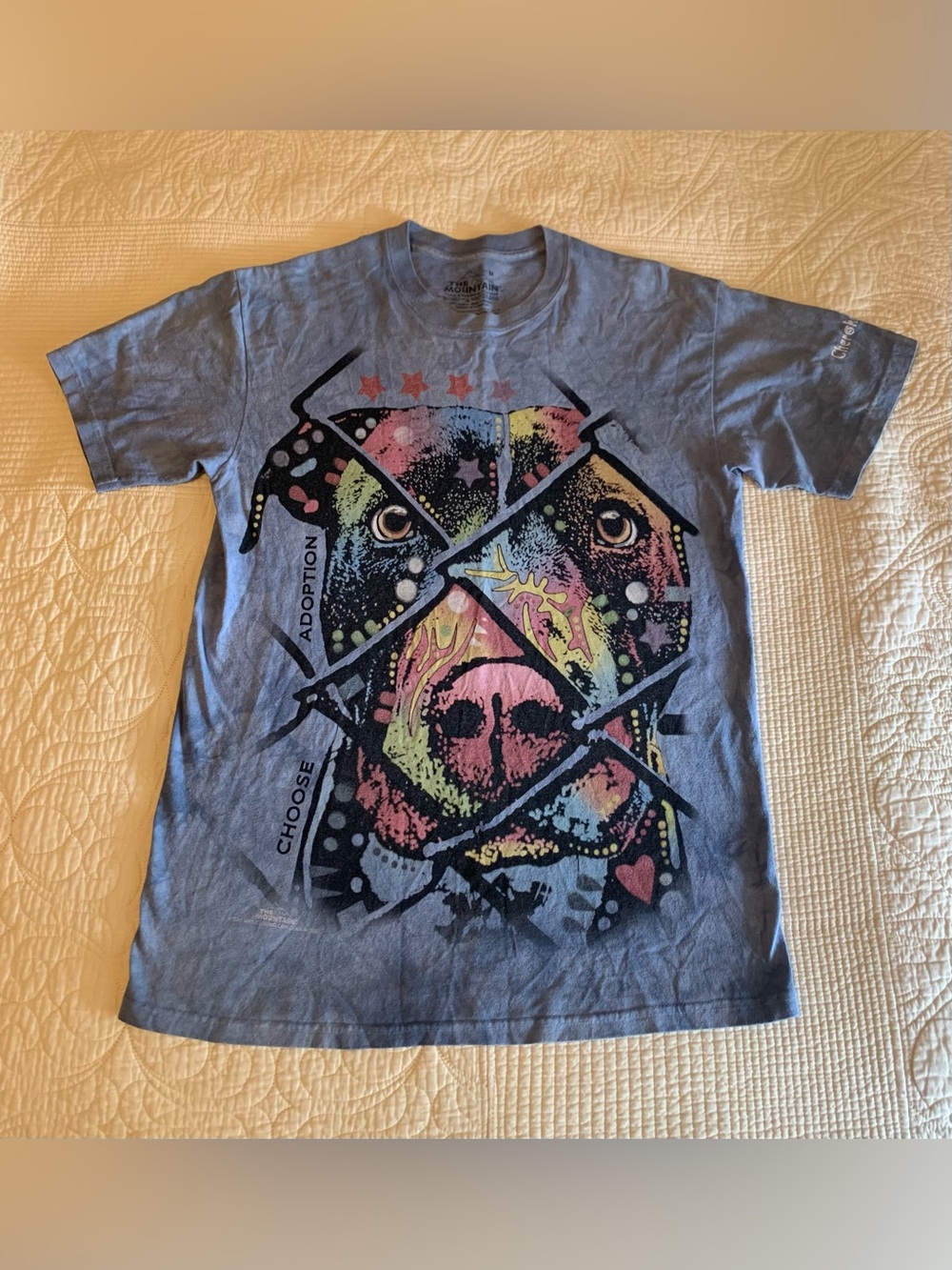 "Choose Adoption" t shirt by artist Dean Russo